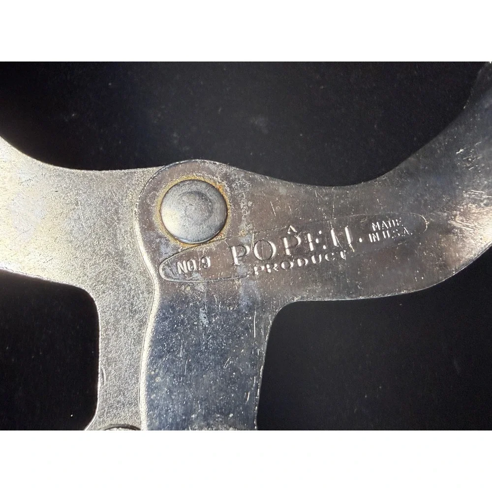 Vintage Popeil Product No. 9 Kitchen Tongs Scissor Fork Meat Pasta Server USA